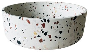 Saniclear Terrazzo waskom rond 38x13cm