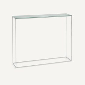 Verchroomde metalen spiegelconsole, MAHAUT