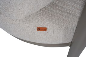 Stoel en Bank Loungeset 5 personen Aluminium Taupe  Santika Furniture Santika