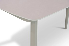 Tuinset 6 personen 240 cm Aluminium/rope Taupe Santika Furniture Santika