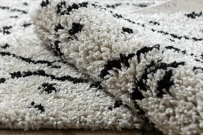 Tapijt, Vloerbekleding BERBER TETUAN B751 zigzag , crème - voor keuken, naar de gang