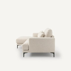 Zitbank met hoek links in bouclé, Marsile