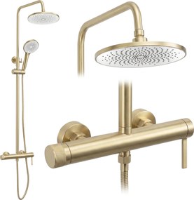 Doucheset Rea Rivo Brush Gold