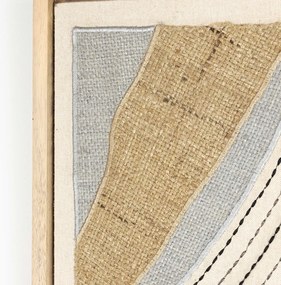 Zuiver Move Stoffen Schilderij Oranje Blauw