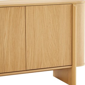 Eiken Dressoir Scandinavisch - 160x42x75cm.
