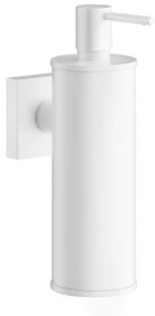 Smedbo House Zeepdispenser - 5x16x10.5cm - zelfklevend / boren - Massief messing Mat Wit RX370
