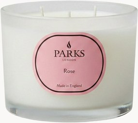 Handgemaakte 3-lonts geurkaars Vintage Aromatherapy (rozenwater, witte bloemen & zachte muskus)