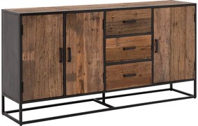 Goossens Eco Dressoir Otik, 3 deuren 3 laden