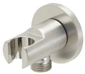 Mueller Round wand aansluitbocht RVS look