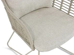 Tuinset 6 personen  Aluminium/rope Taupe 4 Seasons Outdoor Fabrice/Sand