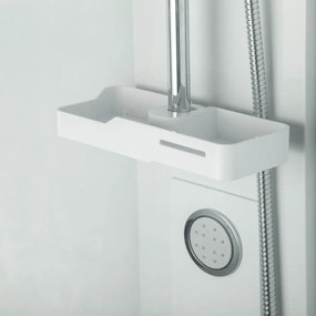 Kerra Wega complete douchecabine met massagejets wit