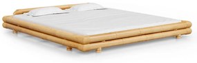 vidaXL Bedframe bamboe 180x200 cm