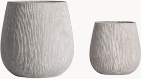 Plantenpotten Carlux van cement, 2-delig