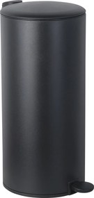 Practo Home pedaalemmer mat zwart mat zwart - Huisafval - 29x29x61,5cm - 30 liter