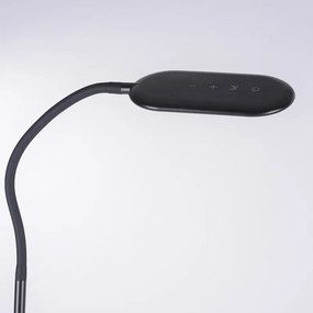 Moderne vloerlamp zwart dimbaar incl. LED - Kiril Modern Binnenverlichting Lamp