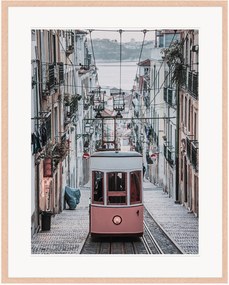 Ingelijste digitale print Elevador Da Bica