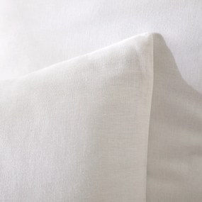 Effen kussensloop in katoen/gewassen linnen, Marnie