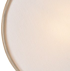 Oosterse plafondlamp rotan 40 cm 3-lichts - TrommaOosters E27 rond Binnenverlichting Lamp