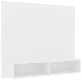 vidaXL Tv-wandmeubel 102x23,5x90 cm bewerkt hout wit