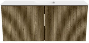 Mondiaz Joya 90cm toiletmeubel dusk met wastafel faye midden zonder kraangat talc