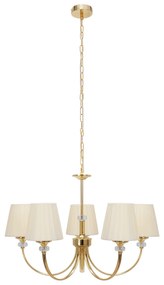 Hanglamp met APP1014-5CP-kristallen