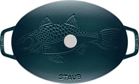 Staub Specialities Ovenschaal Vis 33 cm, Ovaal, La-mer - Specialities - Staub