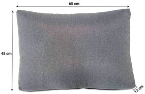Santika Furniture Santika Corniche Hoekkussen Voor Loungeset Antraciet Textiel Grijs