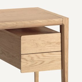 Bureau in fineer eik, Nizou design E. Gallina