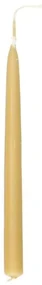 Kaarsjes smal, zachtgeel, 17 cm, 10 stuks
