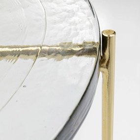 Kare Design Ice Ronde Bijzettafel Glas - 40 X 40cm.