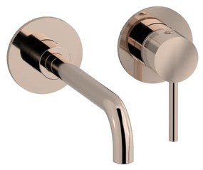 Plieger Roma inbouw wastafelkraan coldstart rosé goud