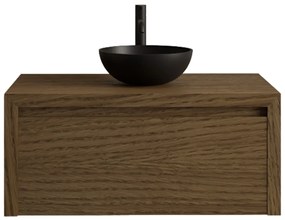 Gliss Design Ares badmeubel 60cm castle brown zonder waskom