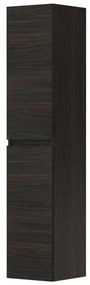 INK Badkamerkast - 35x37x169cm - 2 deuren - links en rechtsdraaiend - greeploos - houten keerlijst - MFC Intens eiken 1257405
