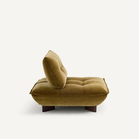 Modulaire fauteuil in fluweel, KAORI