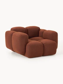 Loungefauteuil Tayla van bouclé