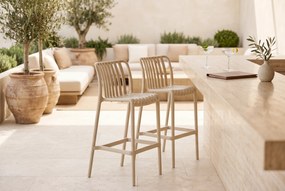 Barstoel Kunststof Zand/Beige Domani Furniture Alba  loft