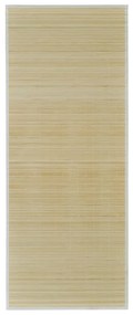 vidaXL Tapijt rechthoekig 80x200 cm bamboe naturel