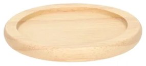 Onderzetter rond, rubberhout,Ø 9,5 cm