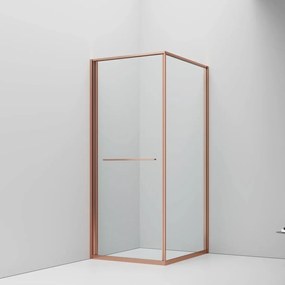 SaniGoods Harper douchecabine met schuifdeur 90x90x200cm koper