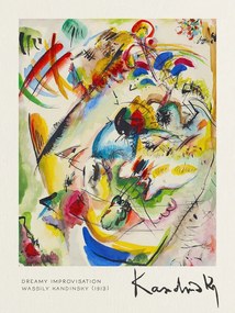 Kunstreproductie Dreamy Improvisation - Wassily Kandinsky, (30 x 40 cm)