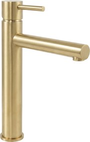 Wastafelkraan Rea Tess Gold Brush High