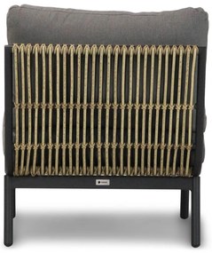 Hoek loungeset 5 personen Aluminium/wicker Taupe  Coco Nathan/Rimini