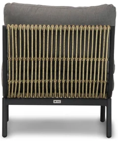 Hoek loungeset 5 personen Aluminium/wicker Taupe  Coco Nathan