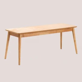 110 Cm Bankje Van Hout En Mdf Betta Natuurlijk Hout - Sklum