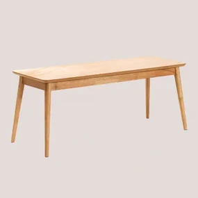 Betta Houten Bankje Natuurlijk Hout - Sklum