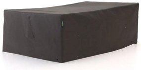 Tuinmeubelhoes geschikt voor Stoel-bank loungeset | Kees Smit  | Kunststof | Grijs - Antraciet | 260x100cm | Kees Smit Tuinmeubelen