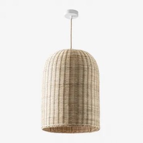 Plafondlamp Flandes Natuurlijk - Wit & Ø40 Cm Flandes - Sklum