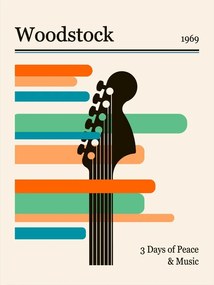 Ilustratie Woodstock Festival, Retrodrome