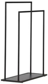 Dubbel Frame Kledingrek Zwart