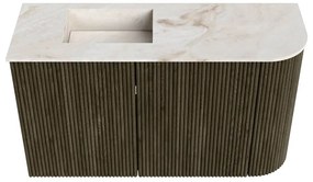 Mondiaz Joya DLux 70cm toiletmeubel ronding rechts shadow met wastafel faye links 1 kraangat frappe